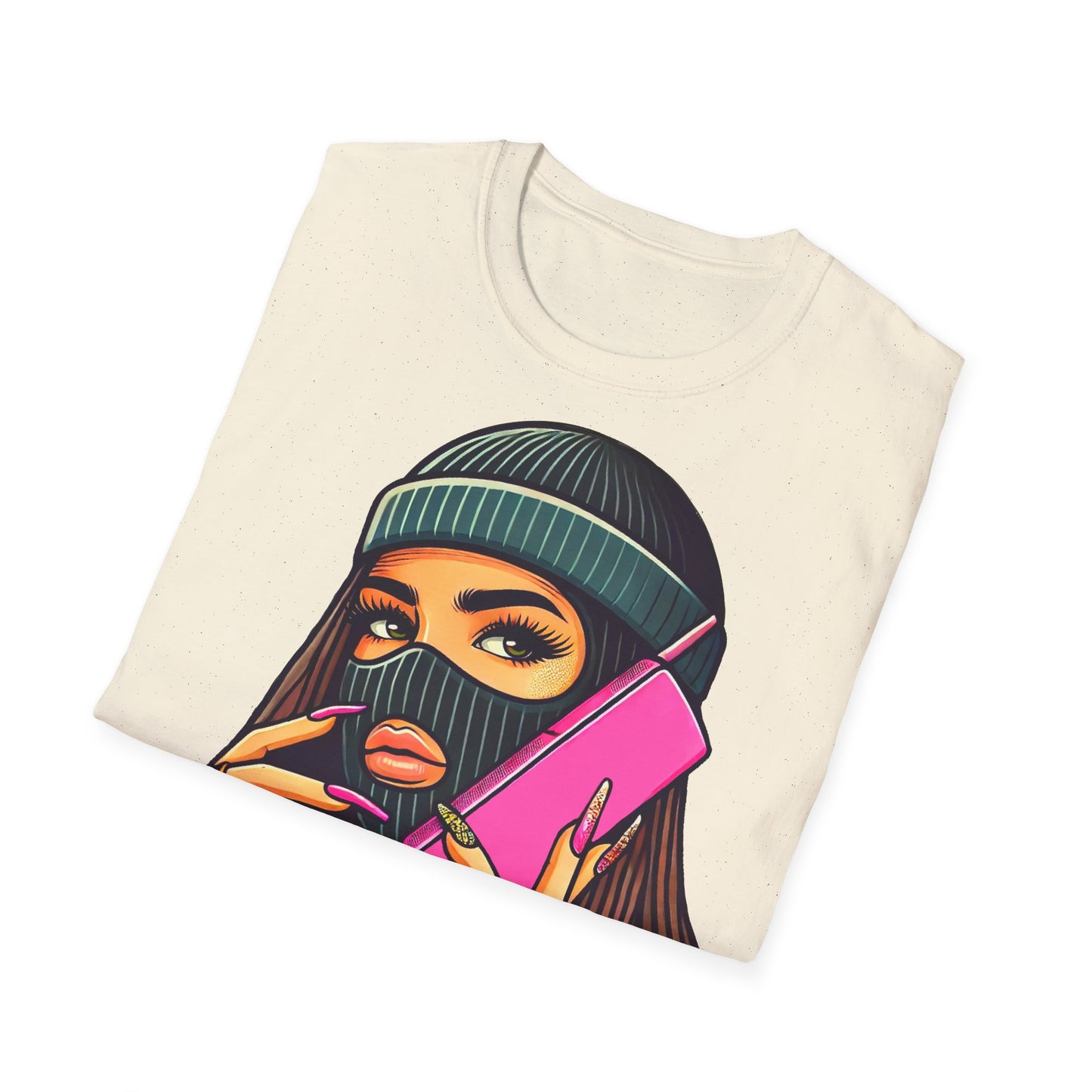 Swag Girl Old Phone Unisex T-Shirt