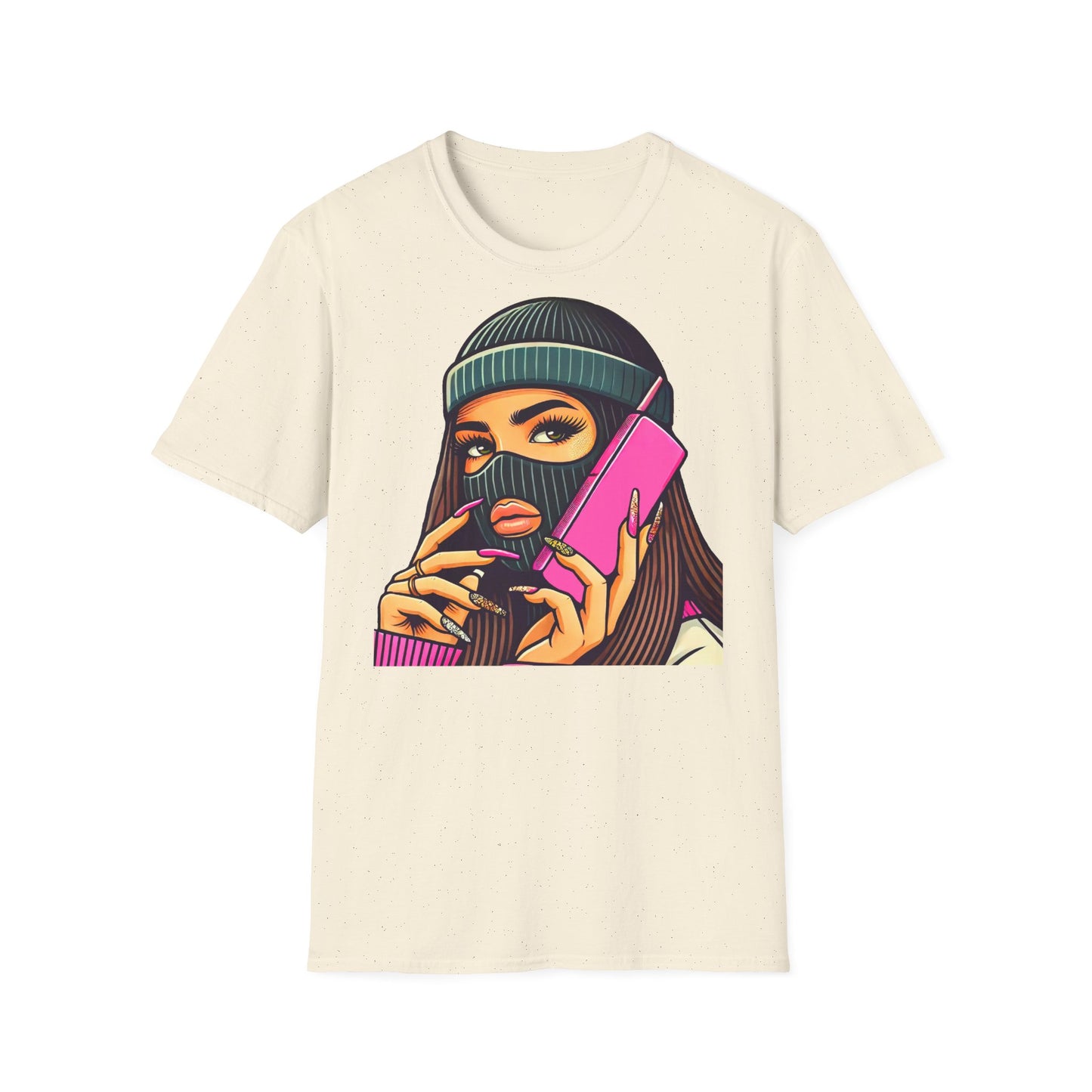 Swag Girl Old Phone Unisex T-Shirt