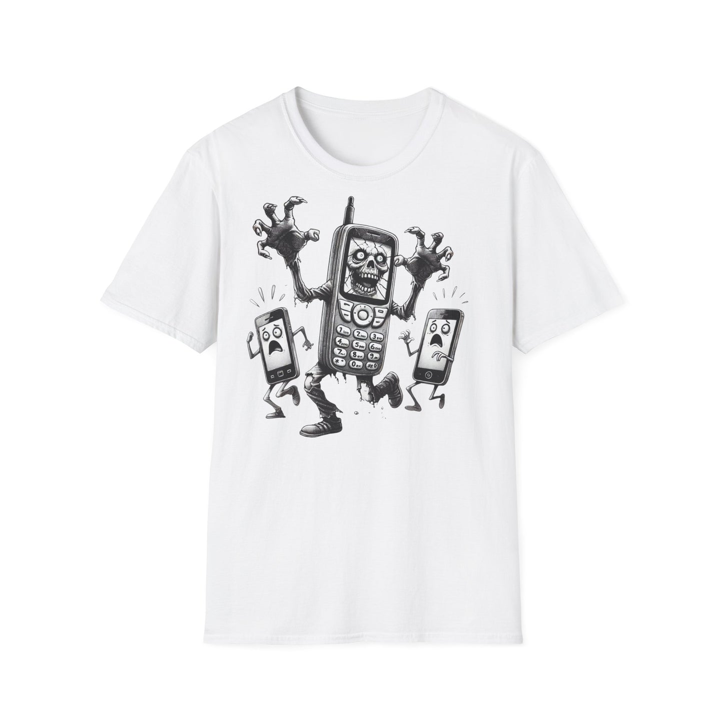 Cell Phone Zombification Unisex T-Shirt