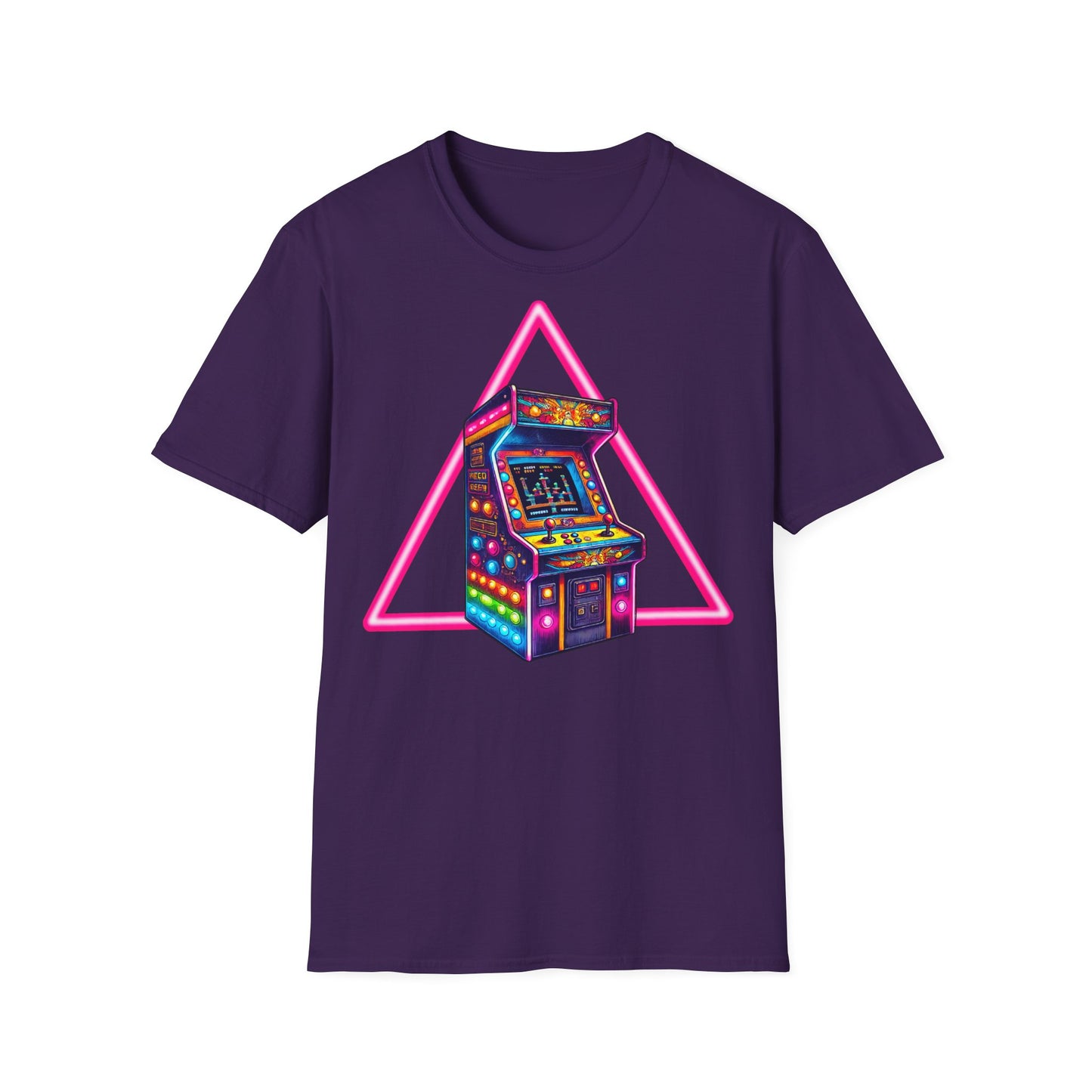 Pink Lines Arcade Machine Unisex T-Shirt