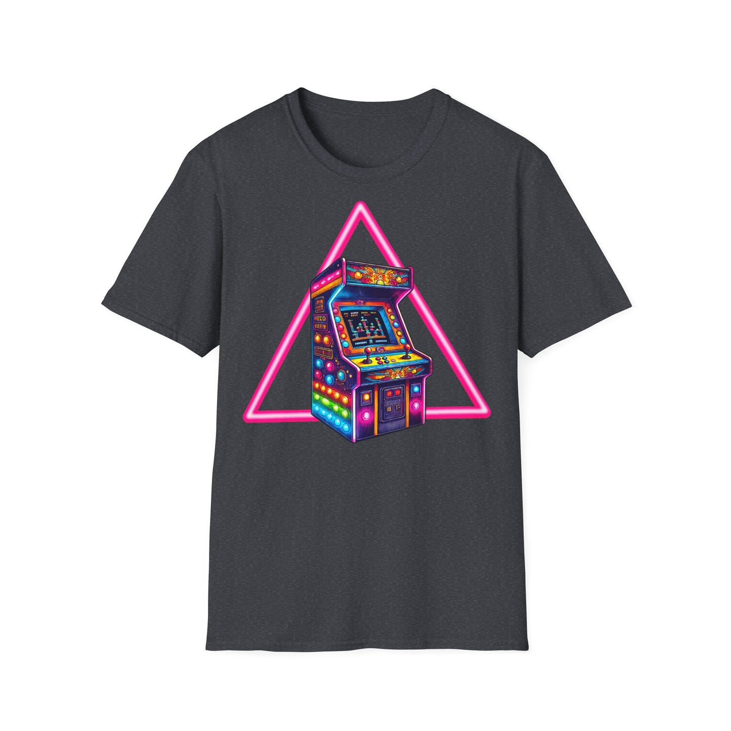Pink Lines Arcade Machine Unisex T-Shirt