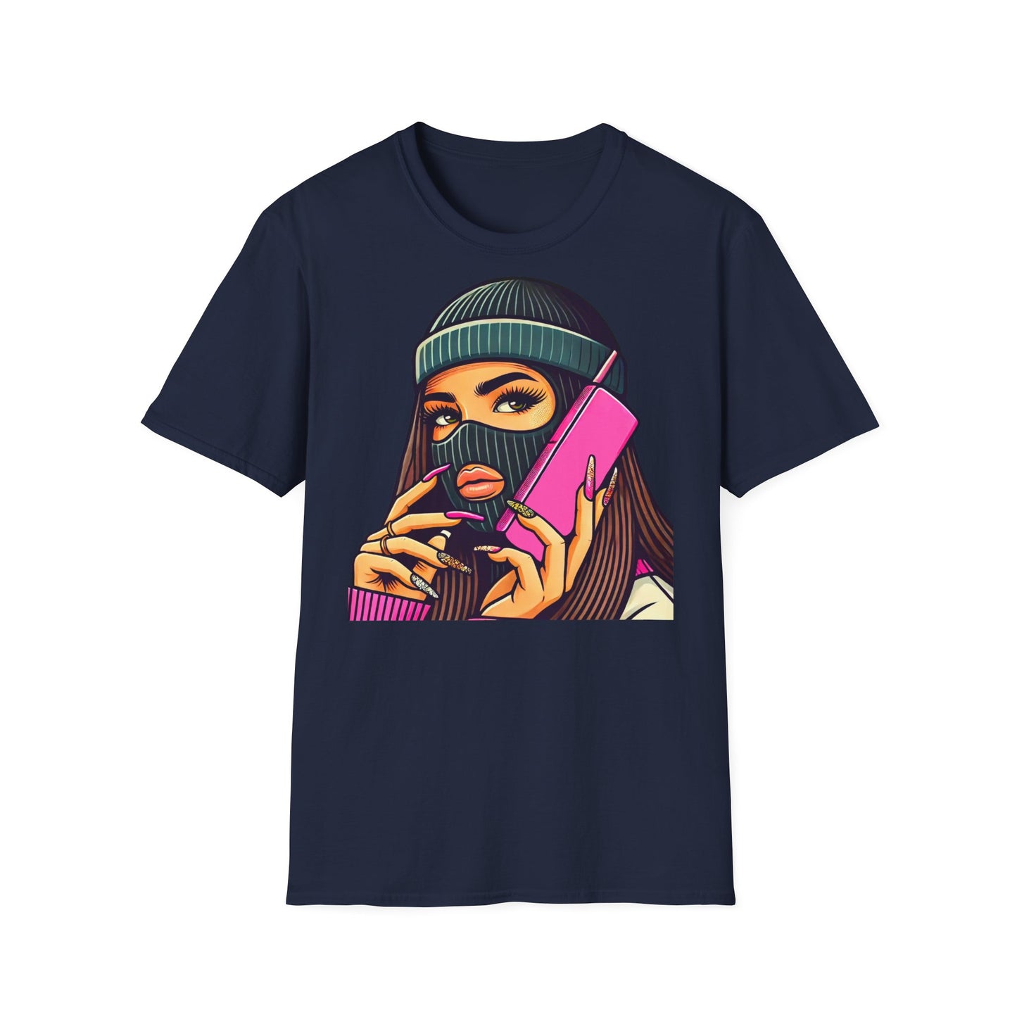 Swag Girl Old Phone Unisex T-Shirt