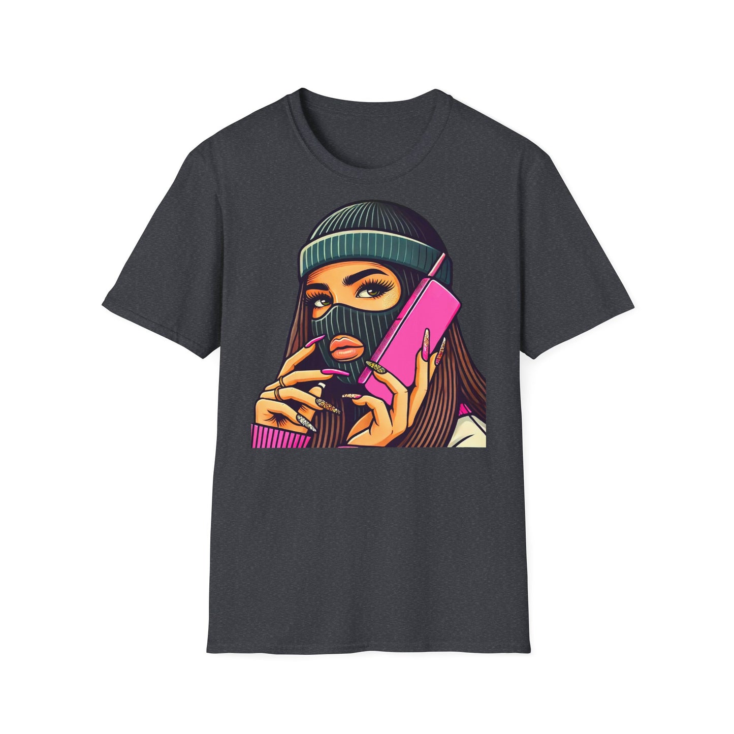 Swag Girl Old Phone Unisex T-Shirt