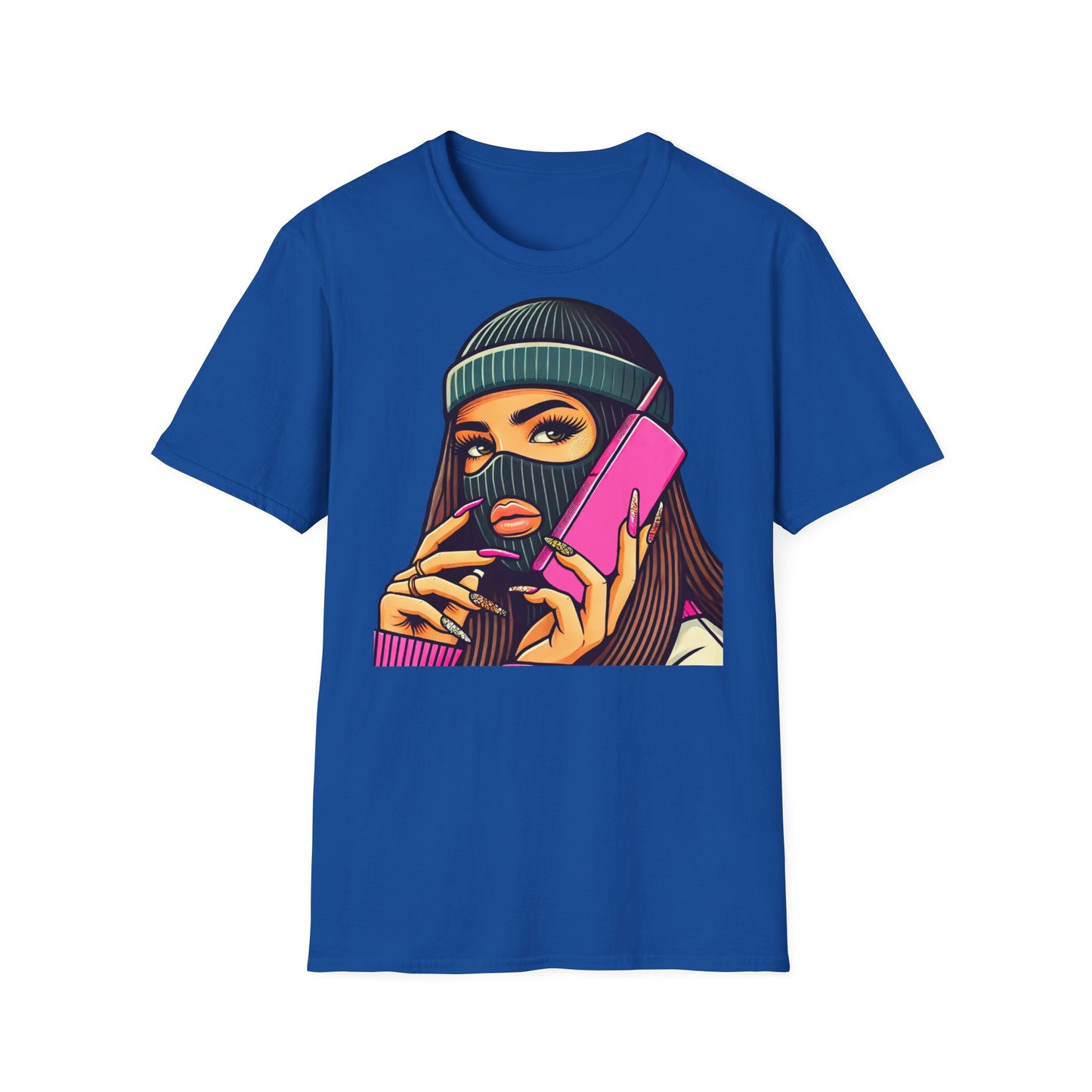 Swag Girl Old Phone Unisex T-Shirt
