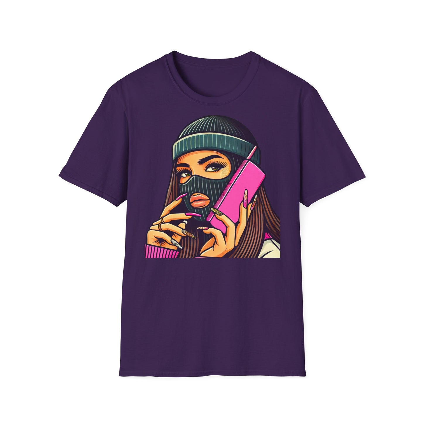 Swag Girl Old Phone Unisex T-Shirt