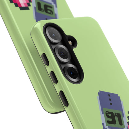 Pixel Heart Phone Case — Retro Tamagotchi-Style Mobile Love iPhone Cover