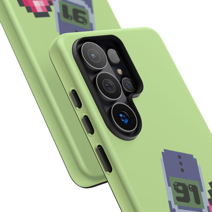 Pixel Heart Phone Case — Retro Tamagotchi-Style Mobile Love iPhone Cover