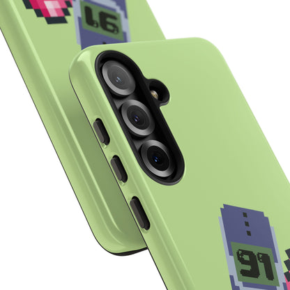 Pixel Heart Phone Case — Retro Tamagotchi-Style Mobile Love iPhone Cover