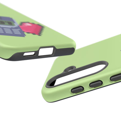 Pixel Heart Phone Case — Retro Tamagotchi-Style Mobile Love iPhone Cover