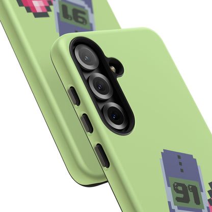 Pixel Heart Phone Case — Retro Tamagotchi-Style Mobile Love iPhone Cover