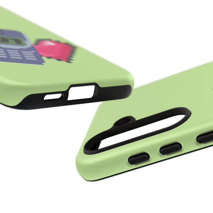 Pixel Heart Phone Case — Retro Tamagotchi-Style Mobile Love iPhone Cover