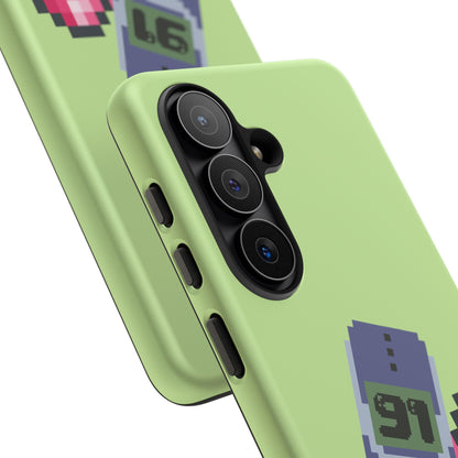 Pixel Heart Phone Case — Retro Tamagotchi-Style Mobile Love iPhone Cover