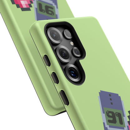 Pixel Heart Phone Case — Retro Tamagotchi-Style Mobile Love iPhone Cover
