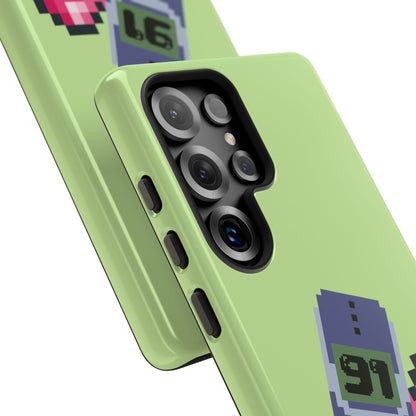 Pixel Heart Phone Case — Retro Tamagotchi-Style Mobile Love iPhone Cover